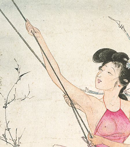 绥中-胡也佛的仕女画和最知名的金瓶梅秘戏图